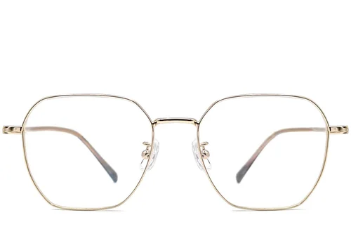 Lunettes géométriques en métal doré #BS1924-0065