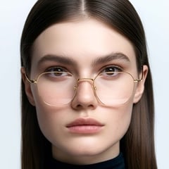 Geometric Golden Metal Glasses #BS1924-0065