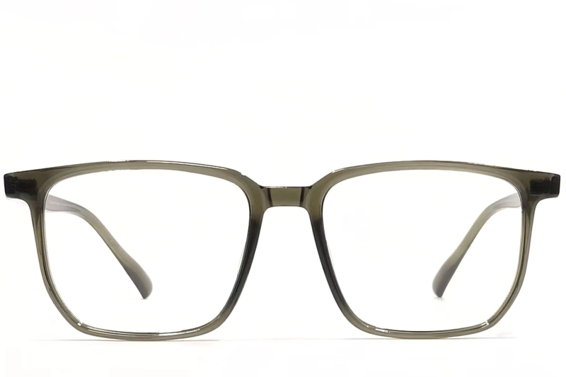Rectangular Green TR90 Glasses #BS1924-0082