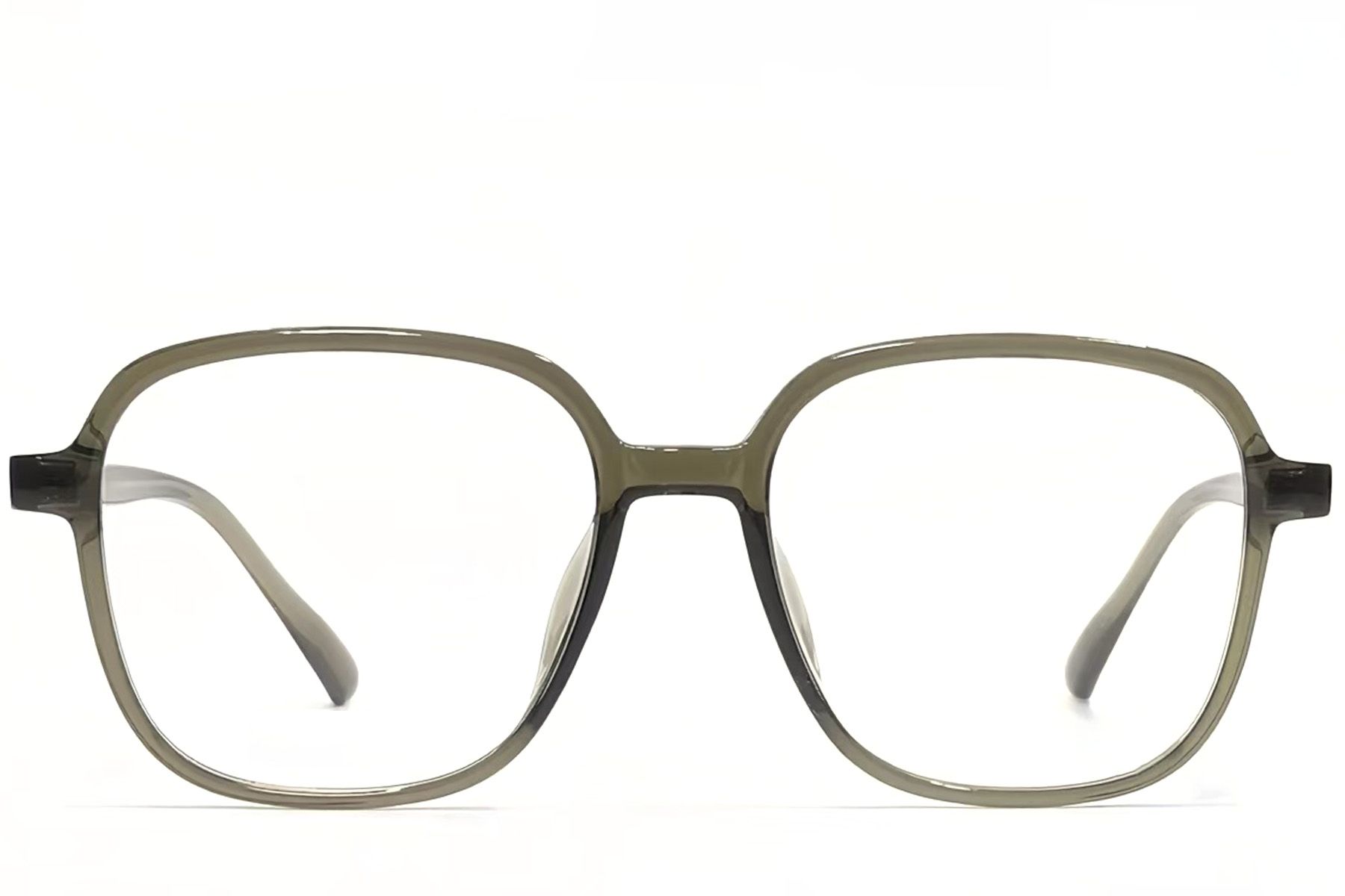 Rectangular Green TR90 Glasses #BS1924-0083