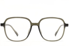 Rechthoekige groene TR90-bril #BS1924-0083