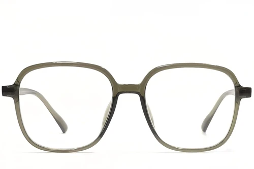 Rectangular Green TR90 Glasses #BS1924-0083