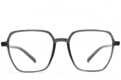 Rechthoekige grijze TR90-bril #BS1924-0089