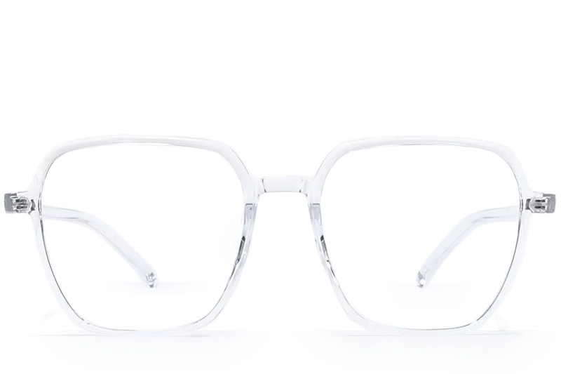 Rectangular Transparent TR90 Glasses #BS1924-0091