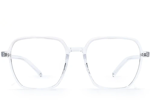 Rectangular Transparent TR90 Glasses #BS1924-0091
