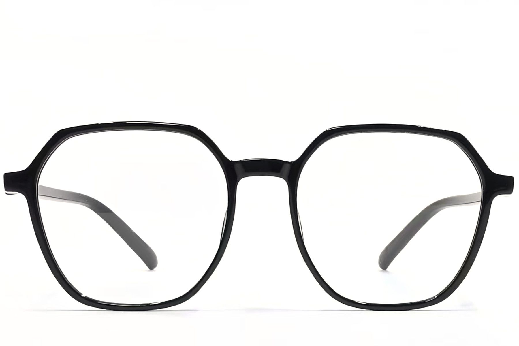 Geometric Black TR90 Glasses #BS1924-0092