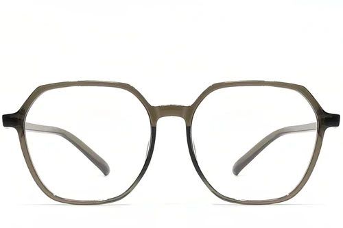 Geometric Green TR90 Glasses #BS1924-0093