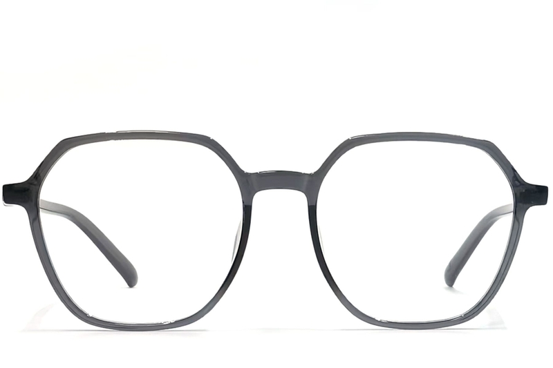 Gafas geométricas grises TR90 #BS1924-0095