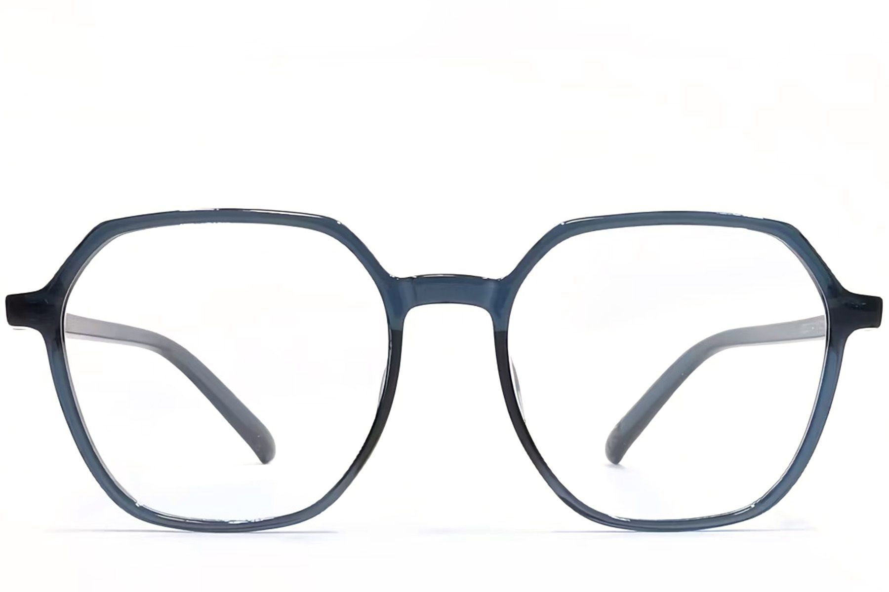 Geometric Blue TR90 Glasses #BS1924-0097