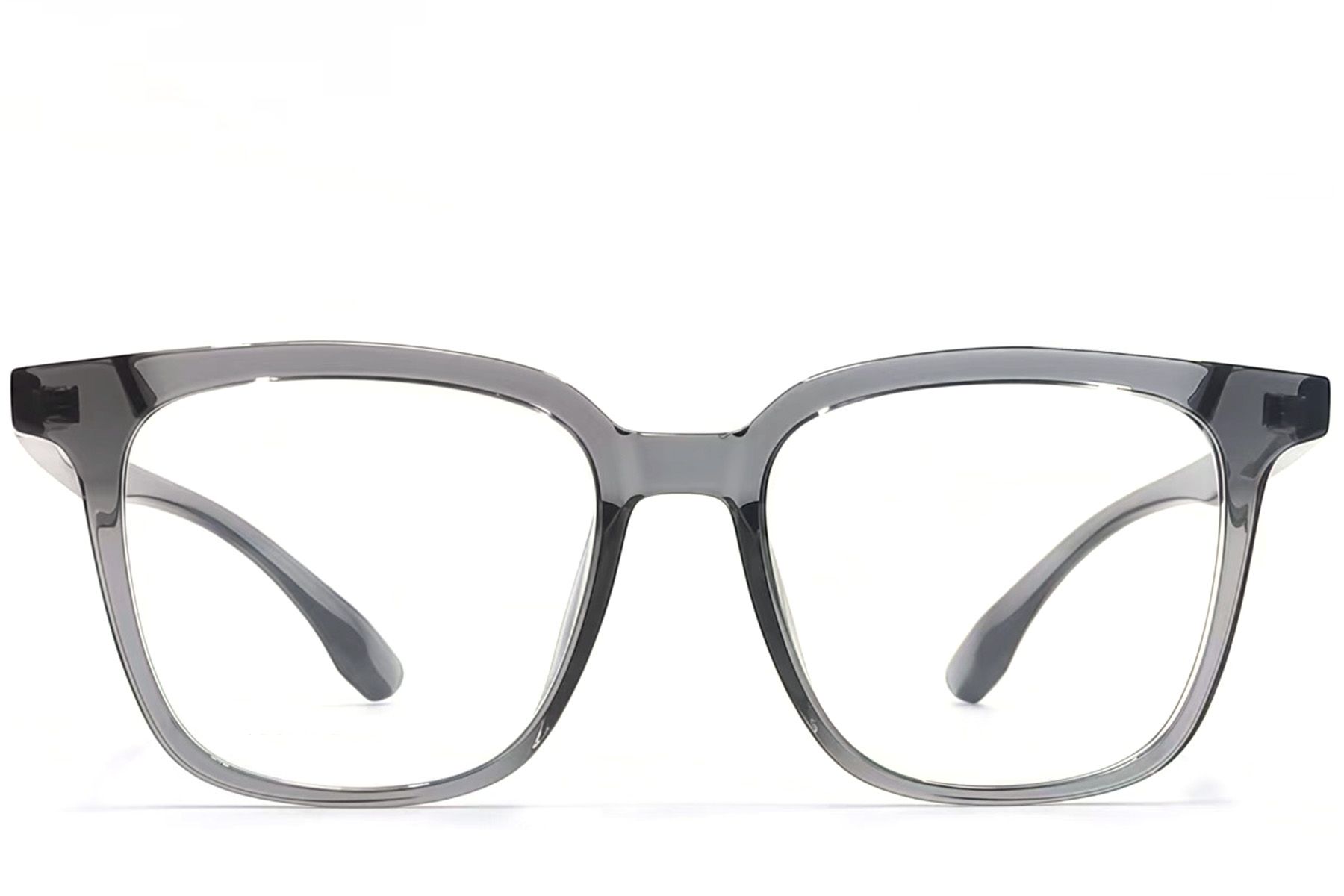 Rectangular Grey TR90 Glasses #BS1924-0100