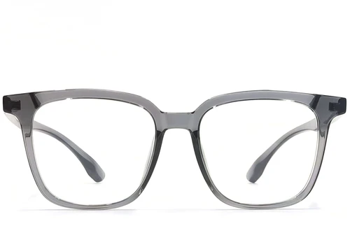 Rectangular Grey TR90 Glasses #BS1924-0100