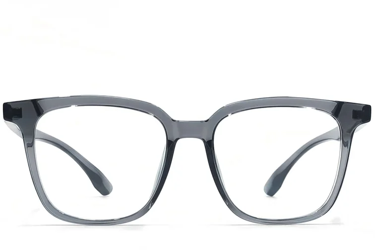 Gafas rectangulares grises TR90 #BS1924-0101