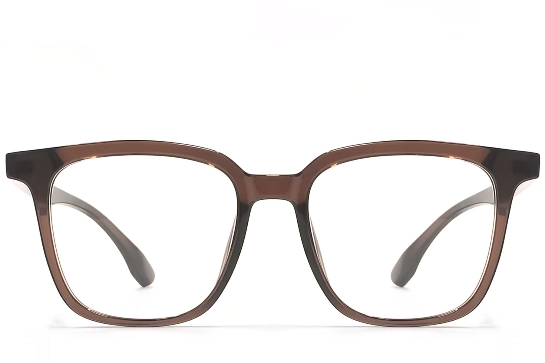 Rectangular Brown TR90 Glasses #BS1924-0103
