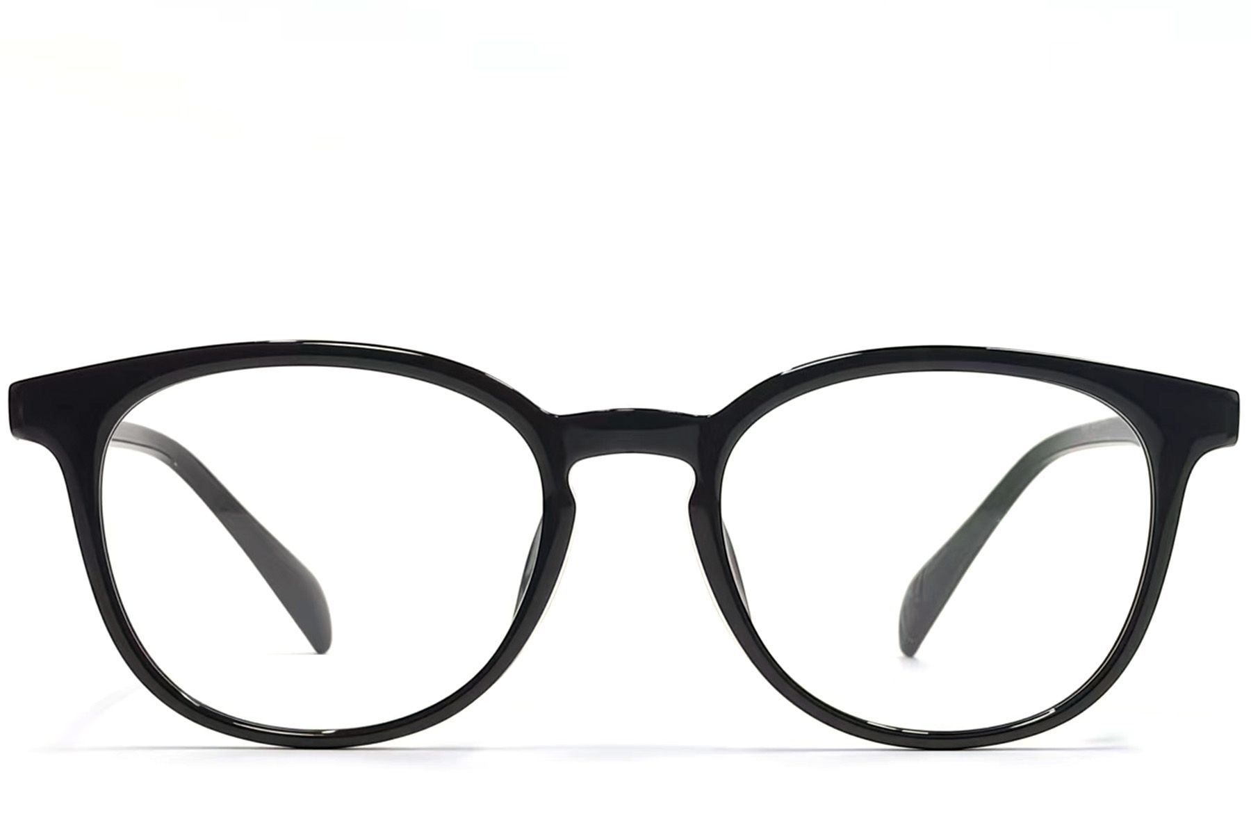 Oval Black TR90 Glasses #BS1924-0104