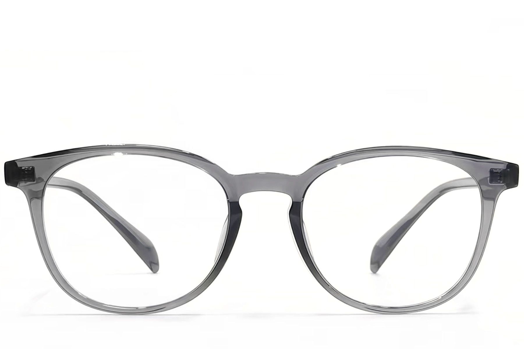 Oval Grey TR90 Glasses #BS1924-0106
