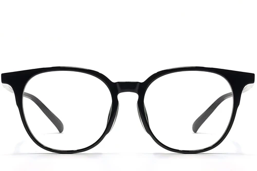 Oval Black TR90 Glasses #BS1924-0108