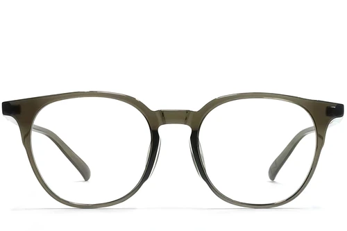 Gafas TR90 ovaladas verdes #BS1924-0109