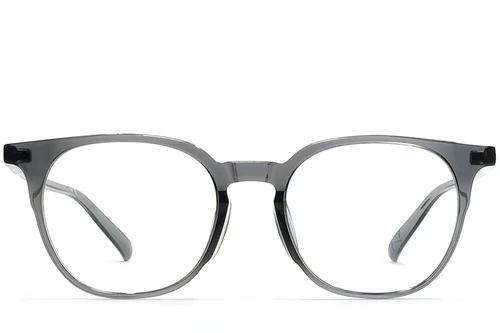 Lunettes ovales grises TR90 #BS1924-0110