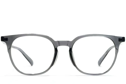 Oval Grey TR90 Glasses #BS1924-0110