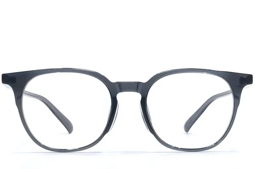 Lunettes ovales grises TR90 #BS1924-0111
