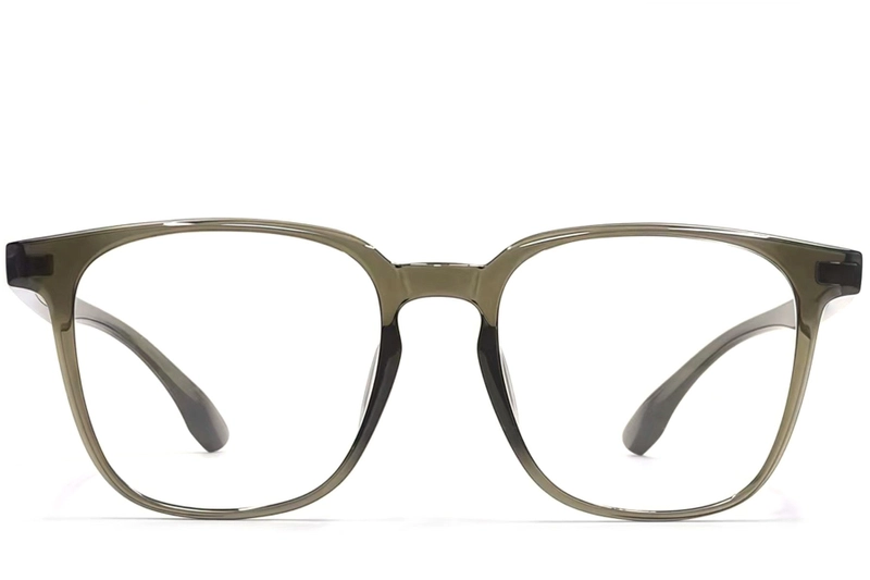 Rectangular Green TR90 Glasses #BS1924-0115