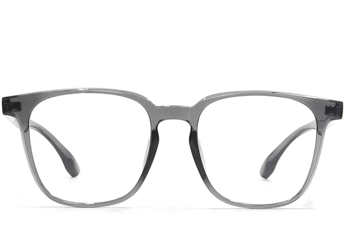 Rectangular Grey TR90 Glasses #BS1924-0116