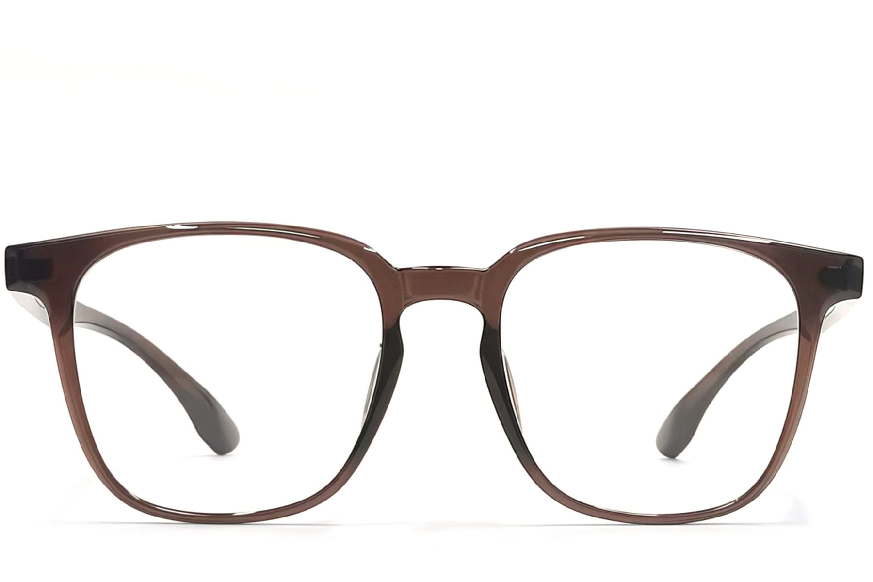 Rectangular Brown TR90 Glasses #BS1924-0119