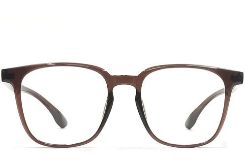 Rectangular Brown TR90 Glasses #BS1924-0119