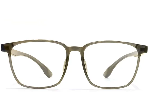 Lunettes rectangulaires vertes TR90 #BS1924-0121
