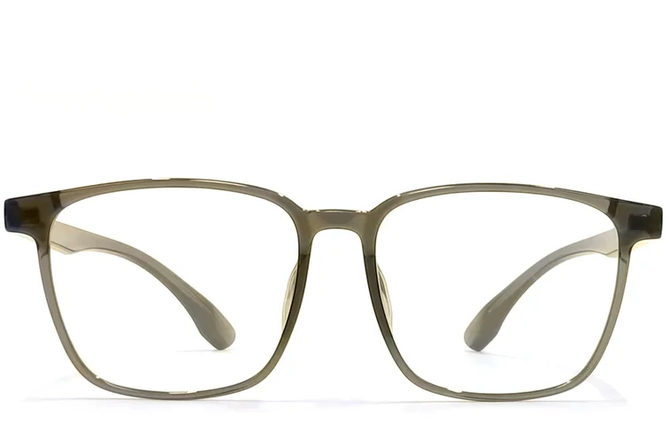 Lunettes rectangulaires vertes TR90 #BS1924-0121
