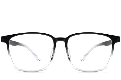 Lunettes rectangulaires noires TR90 #BS1924-0124