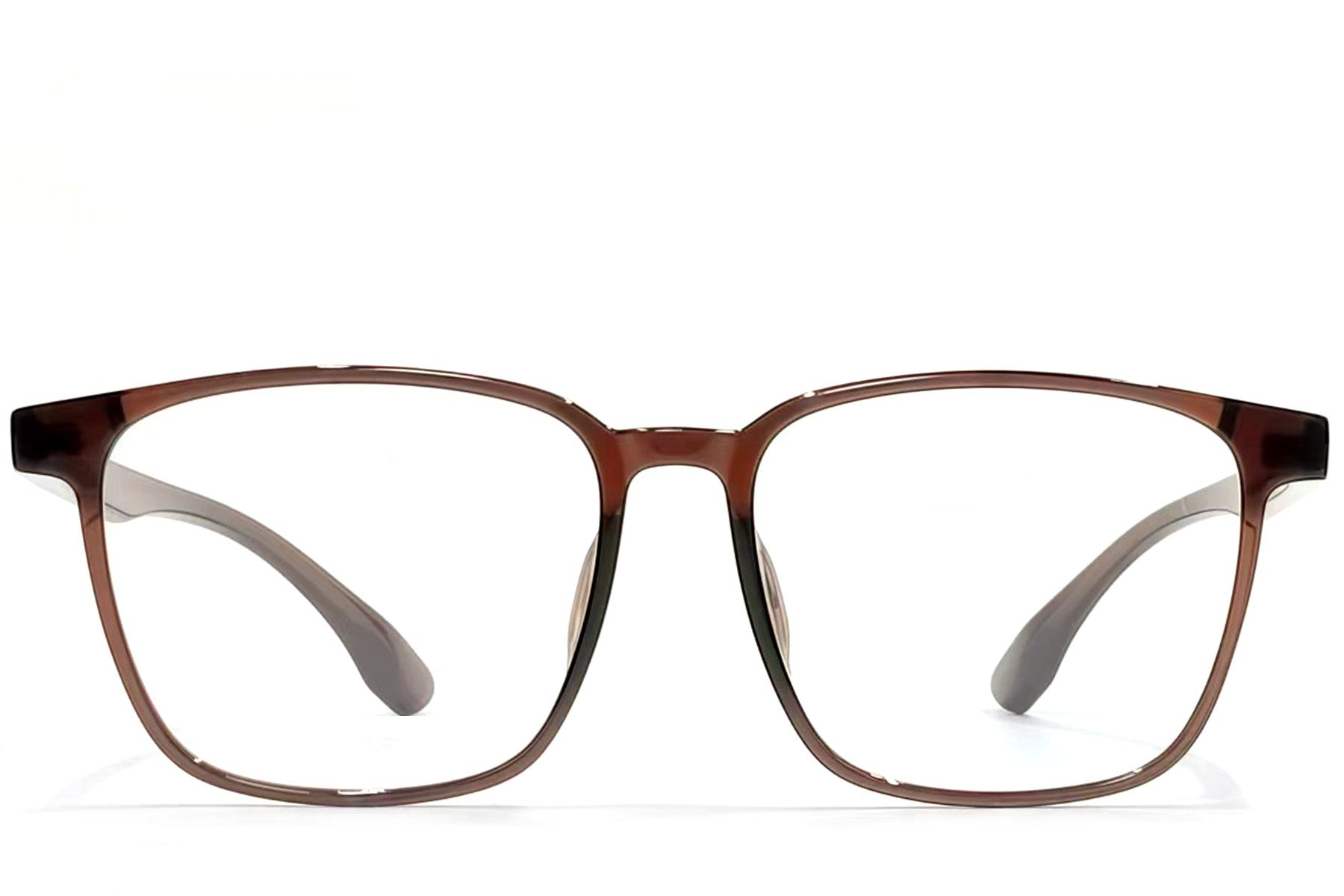 Rectangular Brown TR90 Glasses #BS1924-0125