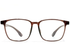 Rechteckige braune TR90-Brille #BS1924-0125