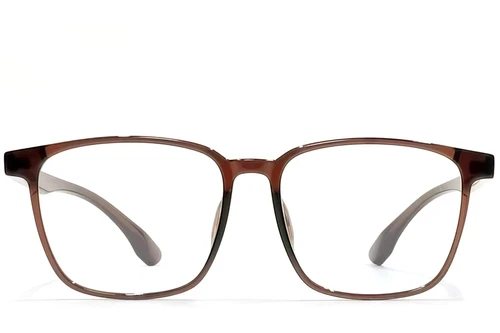 Rectangular Brown TR90 Glasses #BS1924-0125