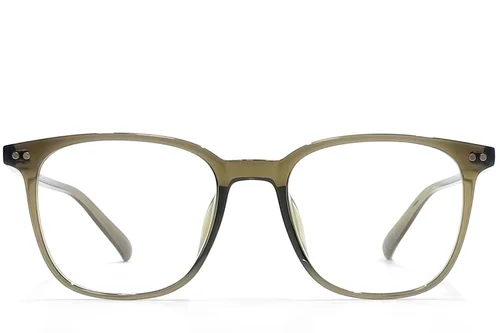 Lunettes ovales vertes TR90 #BS1924-0127