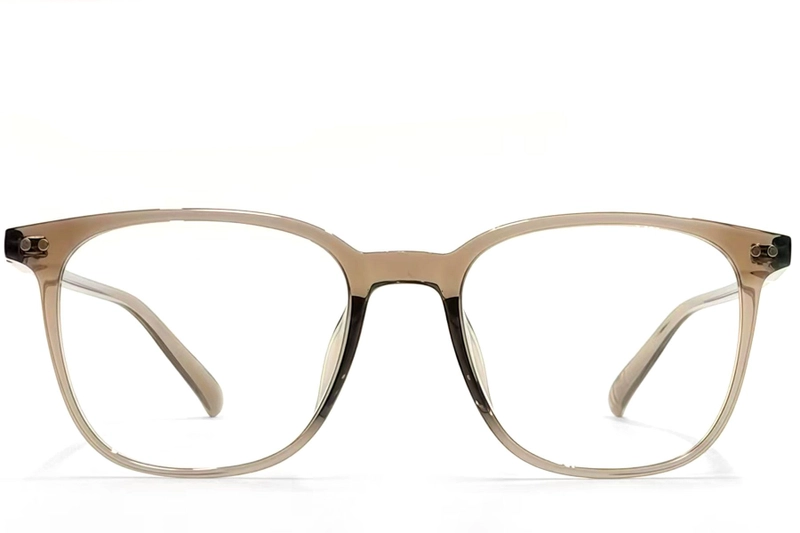 Ovale braune TR90-Brille #BS1924-0129