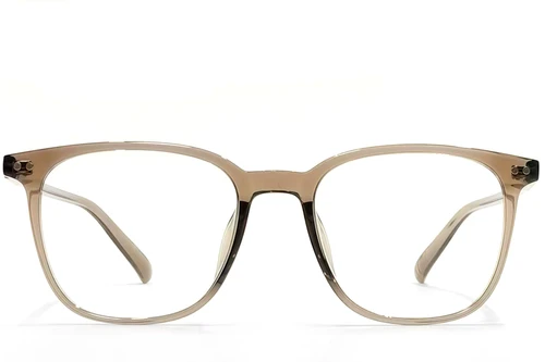 Ovale braune TR90-Brille #BS1924-0129