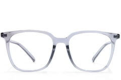 Rechteckige graue TR90-Brille #BS1924-0132