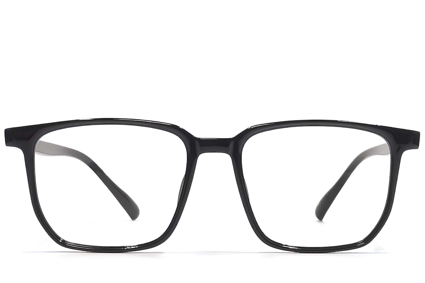 Rectangular Black TR90 Glasses #BS1924-0134