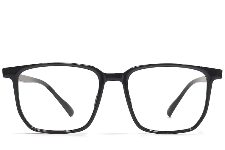 Rectangular Black TR90 Glasses #BS1924-0134