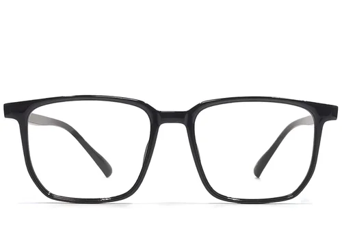 Lunettes rectangulaires noires TR90 #BS1924-0134