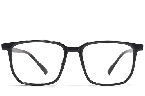 Rectangular Black TR90 Glasses #BS1924-0134