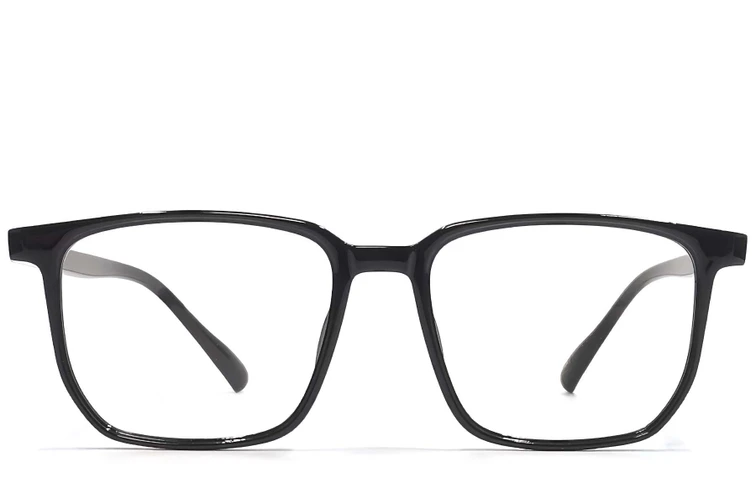 Gafas rectangulares negras TR90 #BS1924-0134