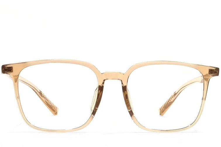 Lunettes rectangulaires jaunes TR90 #BS1924-0135