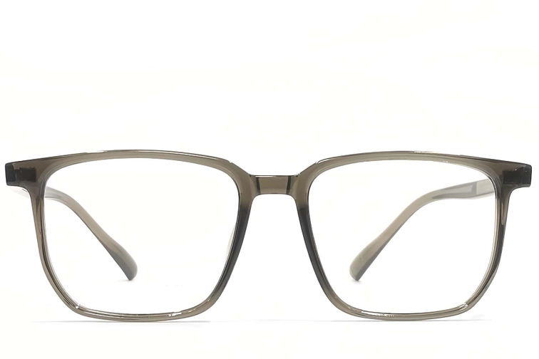 Rectangular Green TR90 Glasses #BS1924-0136