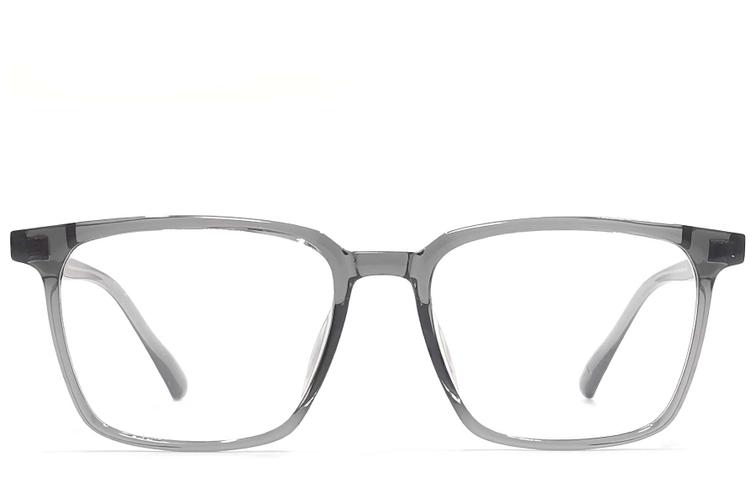 Lunettes rectangulaires grises TR90 #BS1924-0143
