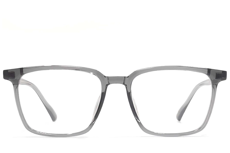 Rectangular Gray TR90 Glasses #BS1924-0143