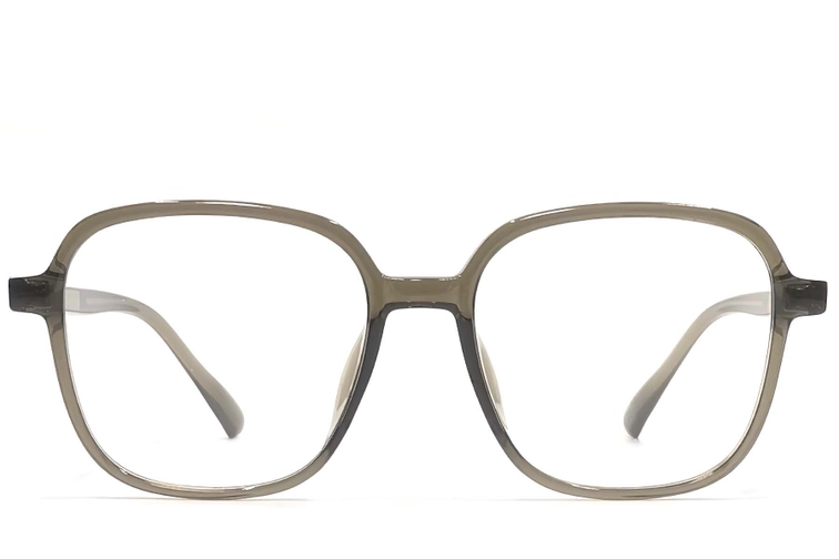 Rectangular Green TR90 Glasses #BS1924-0148