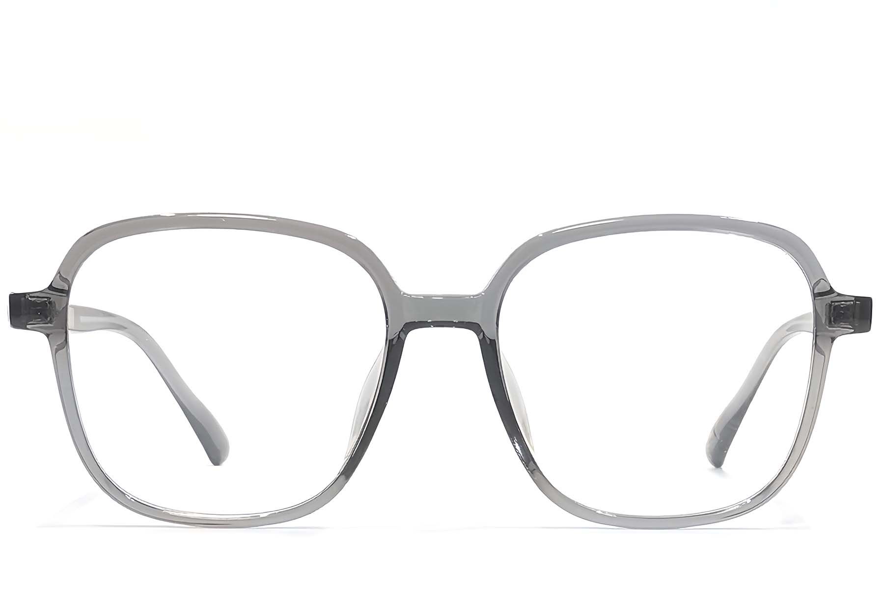 Rectangular Gray TR90 Glasses #BS1924-0149