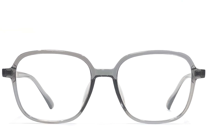 Rectangular Gray TR90 Glasses #BS1924-0149